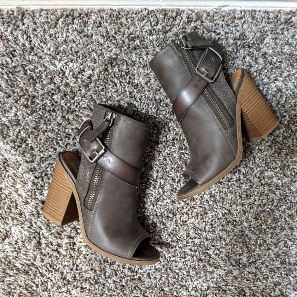 DV by Dolce Vita Ankle Open Toe Booties
